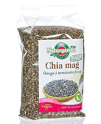 Naturganik chia mag, fekete, 500 g