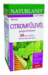 Naturland Citromfűlevél filtertea, 25x1g