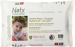 Naty eco nedves popsitörlő, 56 db