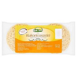Nett food puffasztott kukorica tallér, 50 g