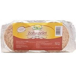 Nett food puffasztott zab tallér, 50 g