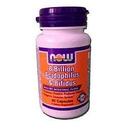 Now Acidophilus és Bifidus kapszula, 60 db