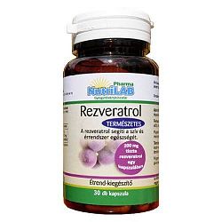 Nutrilab rezveratrol kapszula, 30 db