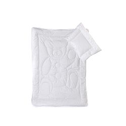 Paplan 90x120 és párna 40x60 cm Tencel mackó