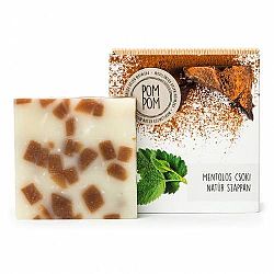PomPom Mentolos csoki natúr szappan, 100g