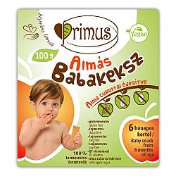 PRIMUS VEGÁN ALMÁS  BABAKEKSZ 100g, 100 g