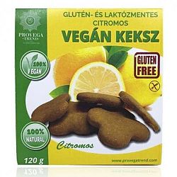 Provega trend vegán keksz citromos, 120 g