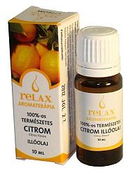 Relax Aromaterápia illóolaj, 10 ml - Citrom