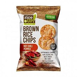 RICE UP RIZS CHIPS CSÍPŐS CHILIS, 60G
