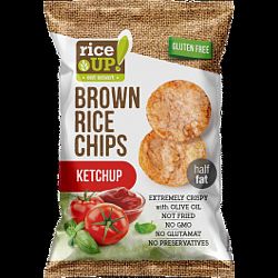 RICE UP RIZS CHIPS KETCHUP, 60G