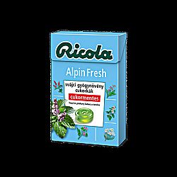 Ricola cukor alpin fresh, 40 g