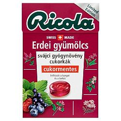 RICOLA CUKOR ERDEI GYÜMÖLCS, 40 g