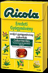 Ricola cukor eredeti gyógynövény, 40 g