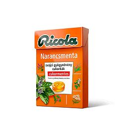 Ricola cukor narancs-menta, 40 g