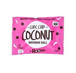 ROOBAR BIO BROWNIE GOLYÓ CSOKI-KÓKUSZ, 40 g