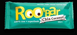 Roobar bio gyümölcsszelet chia-kókusz, 30 g