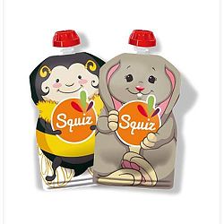 SQUIZ ételtasak, 2 darabos, Nature, 130 ml