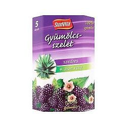 Sunvita gyümölcsszelet szedres, 5X15 g