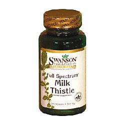 Swanson máriatövis kapszula 500mg, 100 db