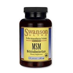 Swanson MSM Ultra 1000mg, 120 db kaps