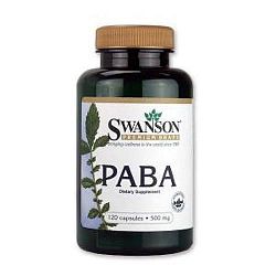Swanson PABA 500mg, 120 db kapszula