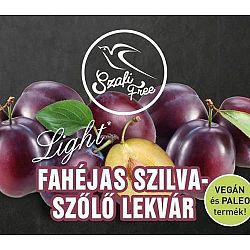 SZAFI FREE FAHÉJAS SZILVA-SZŐLŐ LEKVÁR 350 G