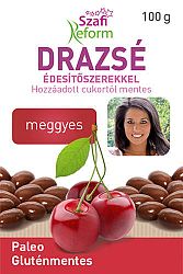 Szafi Reform Eritrites meggyes drazsé, 100 g