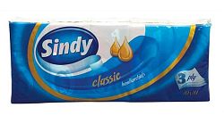 Szindy papírzsebkendő natúr 10x10 db