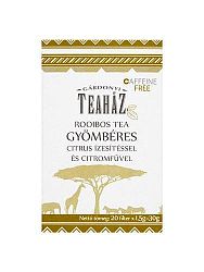 Teaház rooibos tea citromfű-gyömbér, 30 g