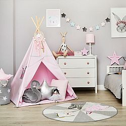 Teepee alátéttel - Silver Pink