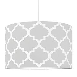 Textil függőlámpa - Marokkó - szürke