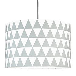 Textil függőlámpa - Triangle - szürke