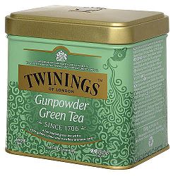 TWININGS GUNPOWDER ZÖLD TEA FÉMDOBOZOS, 100 g