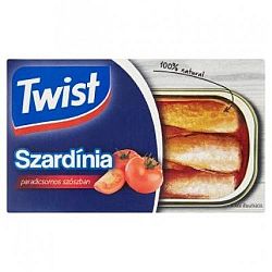 Twist szardínia paradicsomos szószban, 125 g