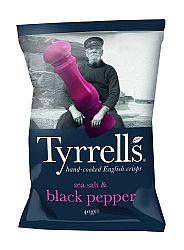 TYRRELLS TÖRT BORSOS BURGONYA CHIPS 40g, 40 g