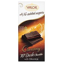 Valor étcsoki 70% narancsos mousse-al, 100 g