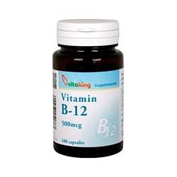 Vitaking B12 vitamin 500 mcg kapszula, 100 db