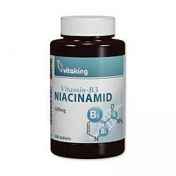 Vitaking B3-Niacinamid 500mg, 100 db tab