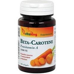 Vitaking Béta-karotin gélkapszula, 100 db