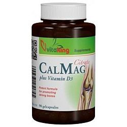 Vitaking CalMag + D3 vitamin kapszula, 90 db