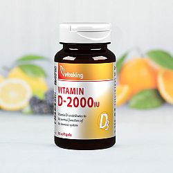 Vitaking D-2000 vitamin, 90 gélkapszula