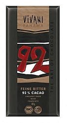 Vivani bio étcsokoládé 92%, 80 g