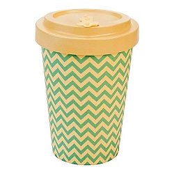 Woodway Hordozható bambuszpohár - Waves 400ml