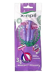X-epil Eldobható Női Borotva 3 Pengés, 4 db