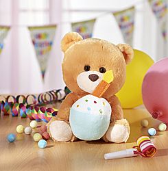 Zenélő maci  Happy Birthday