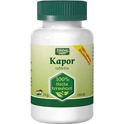 Zöldvér kapor tabletta 150 db