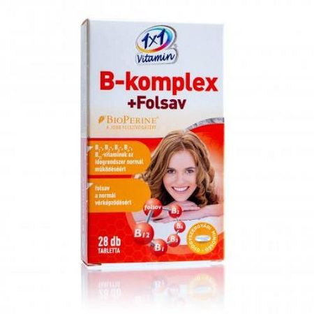 1x1 VITAMIN B-KOMPLEX + FOLSAV 28 DB