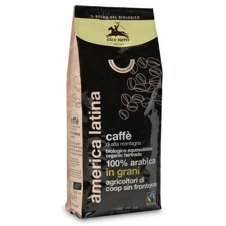 Alce nero bio arabica szemes kávé, 500 g