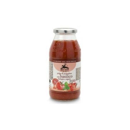 Alce nero bio par.püré bazsalikom, 500 g