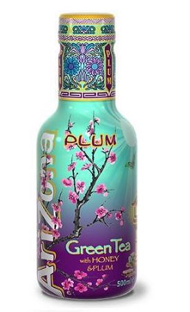 ARIZONA ZÖLD TEA SZILVA MÉZZEL 450ML